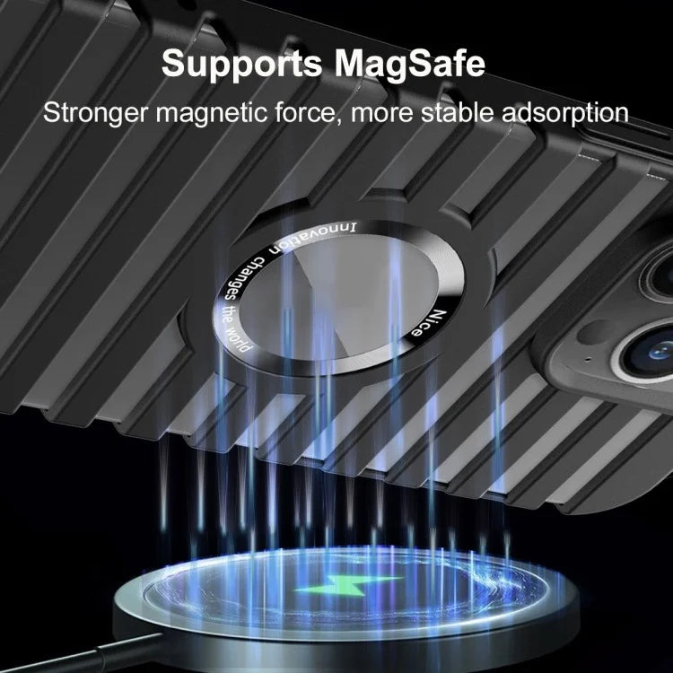 For iPhone 16 Pro Case Compatible with Magsafe Heat Dissipation Drop-Proof PC Phone Cover