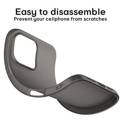 For iPhone 16 Pro Matte TPU Anti-Scratch Phone Case + Tempered Glass Lens Film + 2.5D Arc Edge Screen Protector