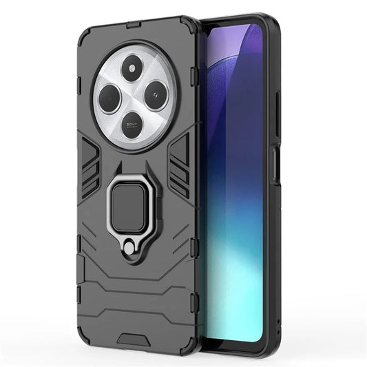 For Xiaomi Redmi 14C 4G Case PC+TPU Protective Phone Cover with Ring Kickstand
