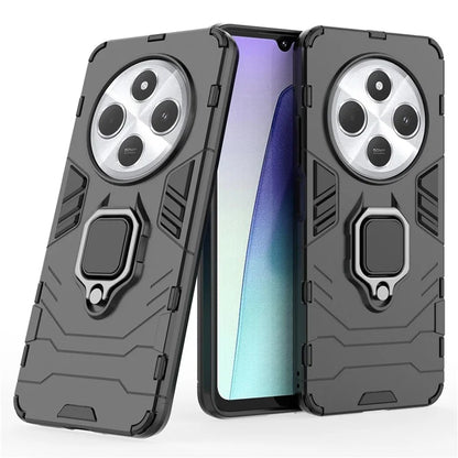 For Xiaomi Redmi 14C 4G Case PC+TPU Protective Phone Cover with Ring Kickstand