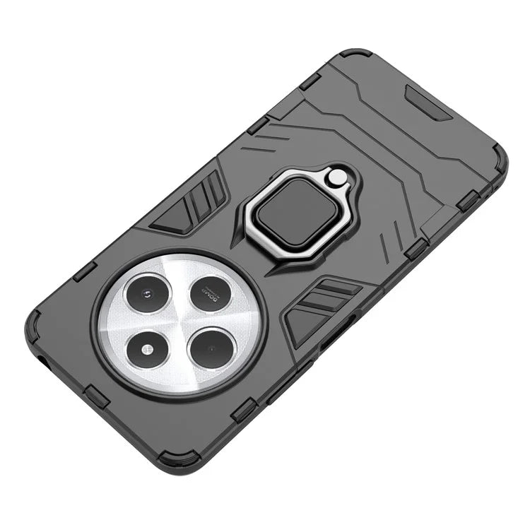 For Xiaomi Redmi 14C 4G Case PC+TPU Protective Phone Cover with Ring Kickstand