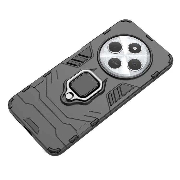 For Xiaomi Redmi 14C 4G Case PC+TPU Protective Phone Cover with Ring Kickstand