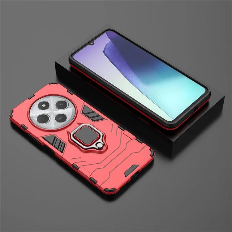 For Xiaomi Redmi 14C 4G Case PC+TPU Protective Phone Cover with Ring Kickstand