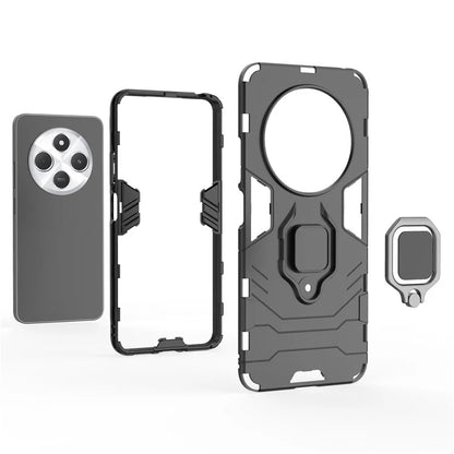 For Xiaomi Redmi 14C 4G Case PC+TPU Protective Phone Cover with Ring Kickstand