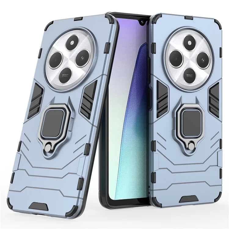 For Xiaomi Redmi 14C 4G Case PC+TPU Protective Phone Cover with Ring Kickstand