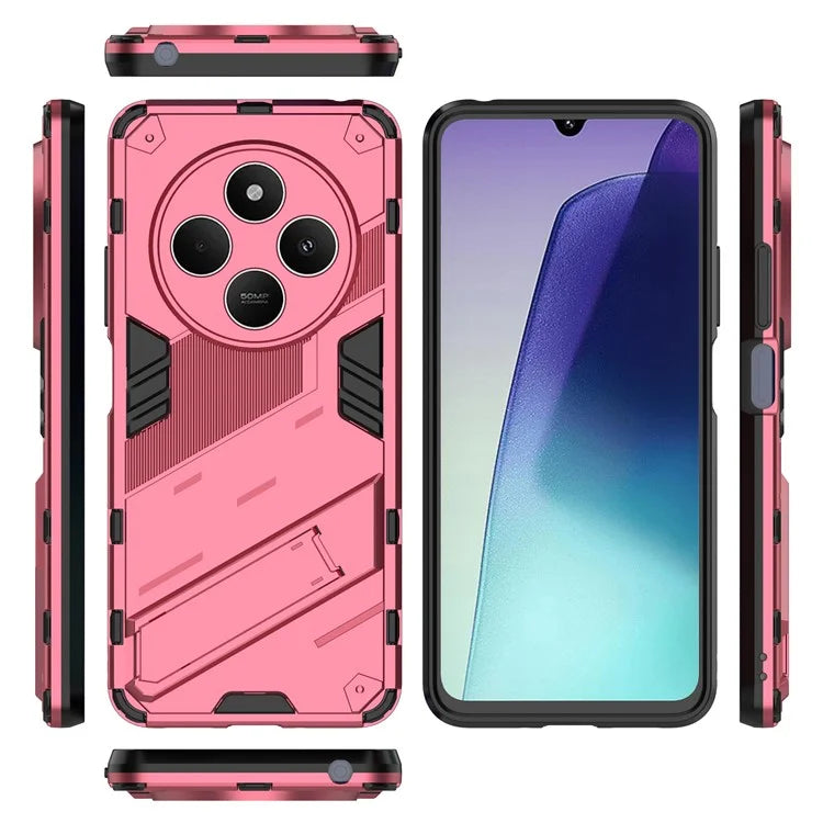 For Xiaomi Redmi 14C 4G Case PC+TPU Shockproof Phone Cover with Kickstand