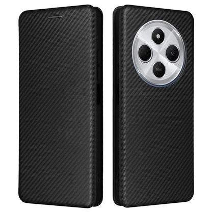 For Xiaomi Redmi 14C 4G Case Carbon Fiber Texture Drop-Proof PU Leather Phone Cover