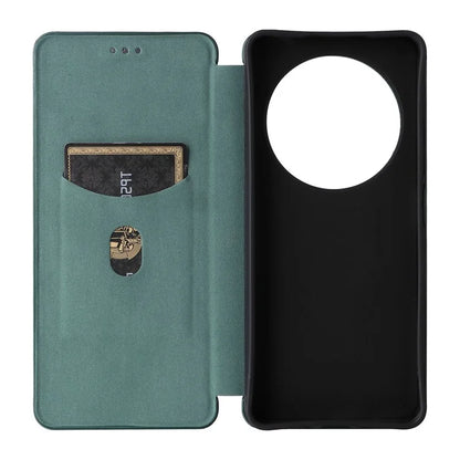 For Xiaomi Redmi 14C 4G Case Carbon Fiber Texture Drop-Proof PU Leather Phone Cover