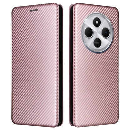 For Xiaomi Redmi 14C 4G Case Carbon Fiber Texture Drop-Proof PU Leather Phone Cover