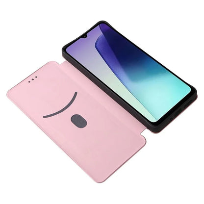 For Xiaomi Redmi 14C 4G Case Carbon Fiber Texture Drop-Proof PU Leather Phone Cover