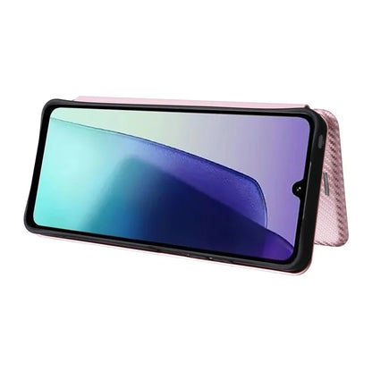 For Xiaomi Redmi 14C 4G Case Carbon Fiber Texture Drop-Proof PU Leather Phone Cover