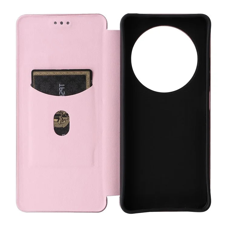 For Xiaomi Redmi 14C 4G Case Carbon Fiber Texture Drop-Proof PU Leather Phone Cover