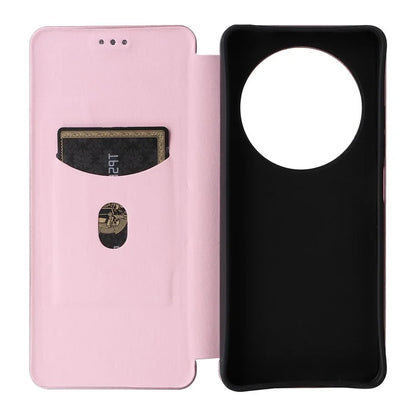 For Xiaomi Redmi 14C 4G Case Carbon Fiber Texture Drop-Proof PU Leather Phone Cover
