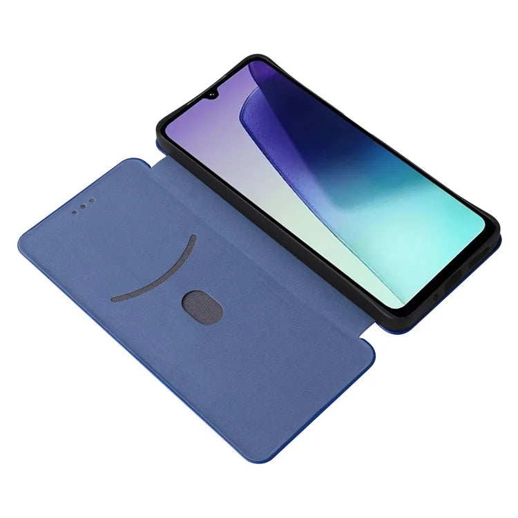 For Xiaomi Redmi 14C 4G Case Carbon Fiber Texture Drop-Proof PU Leather Phone Cover