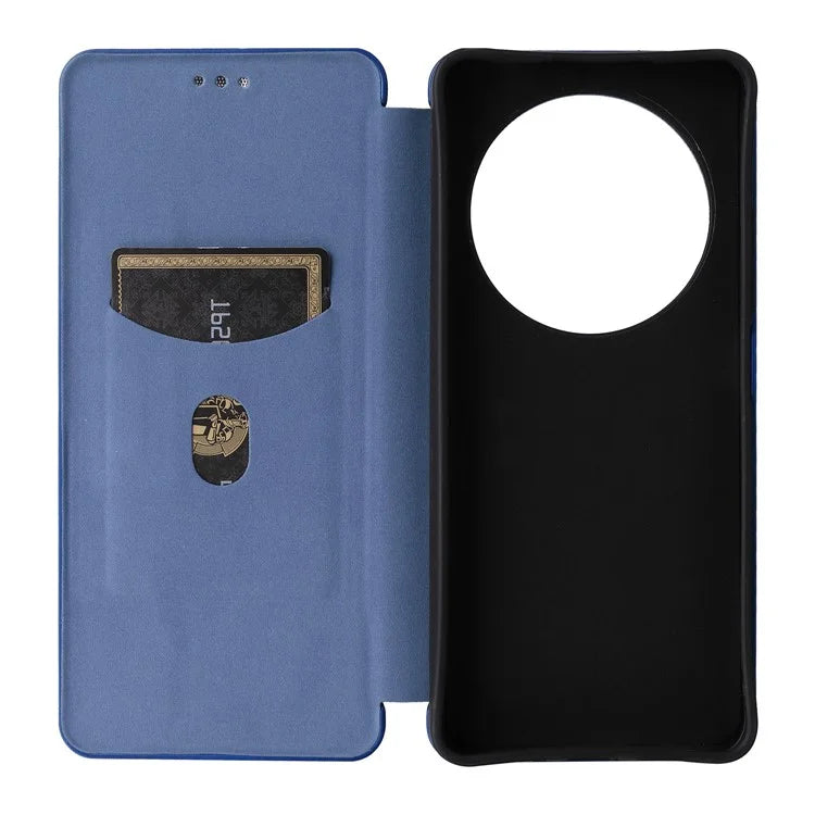 For Xiaomi Redmi 14C 4G Case Carbon Fiber Texture Drop-Proof PU Leather Phone Cover