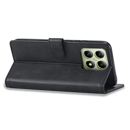 LC.IMEEKE For Xiaomi 14T Case Calf Texture PU Leather Stand Wallet Phone Cover