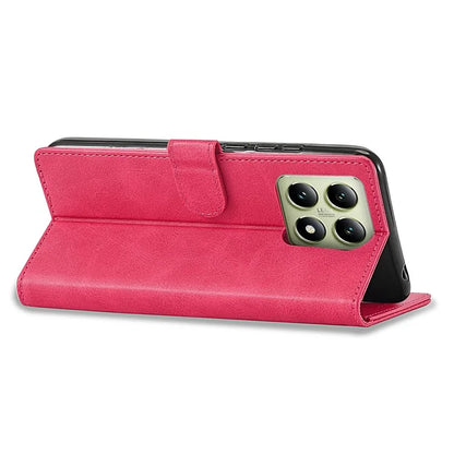 LC.IMEEKE For Xiaomi 14T Case Calf Texture PU Leather Stand Wallet Phone Cover