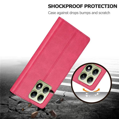 LC.IMEEKE For Xiaomi 14T Case Calf Texture PU Leather Stand Wallet Phone Cover