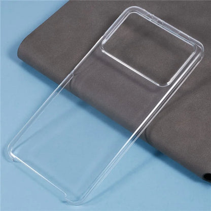 For Xiaomi Poco X6 Pro 5G / Redmi K70E 5G Case TPU Frame Clear Acrylic Back Phone Cover with PET Film