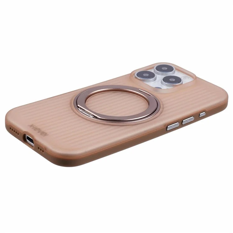X-LEVEL For iPhone 16 Pro Case Rotating Magnetic Kickstand PC+TPU Phone Cover