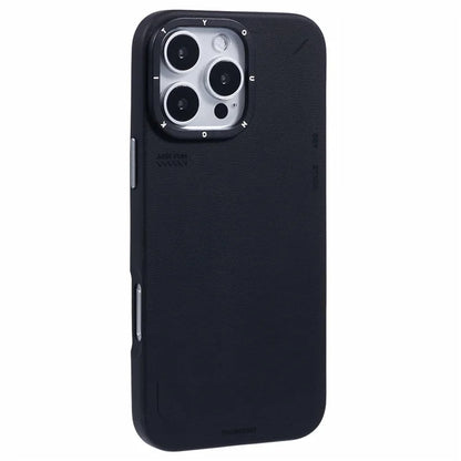 YOUNGKIT For iPhone 16 Pro Case Compatible with MagSafe PU Leather + PC Phone Cover