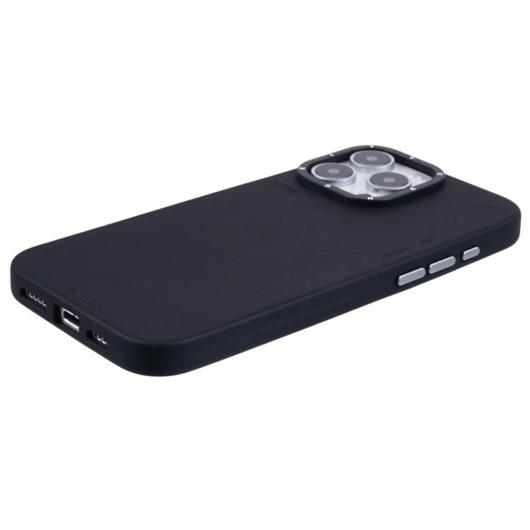 YOUNGKIT For iPhone 16 Pro Case Compatible with MagSafe PU Leather + PC Phone Cover