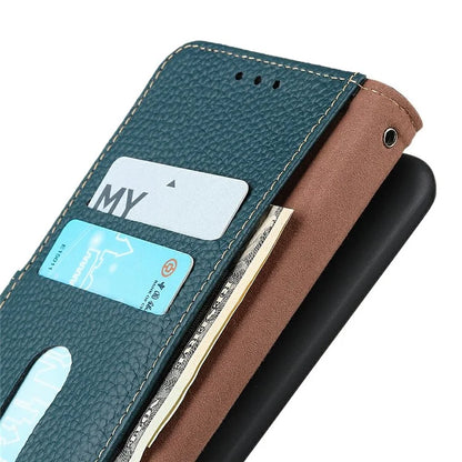 KHAZNEH For Xiaomi 14T Pro Phone Case Genuine Cow Leather Flip Cover