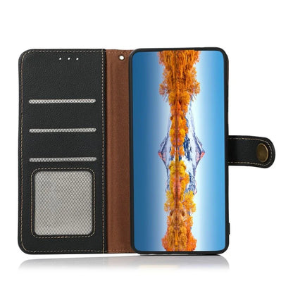 KHAZNEH For Xiaomi 14T Pro Case Genuine Cow Leather Wallet Phone Cover