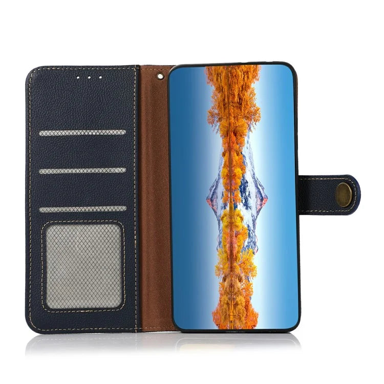 KHAZNEH For Xiaomi 14T Pro Case Genuine Cow Leather Wallet Phone Cover