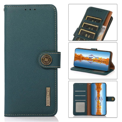 KHAZNEH For Xiaomi 14T Pro Case Genuine Cow Leather Wallet Phone Cover