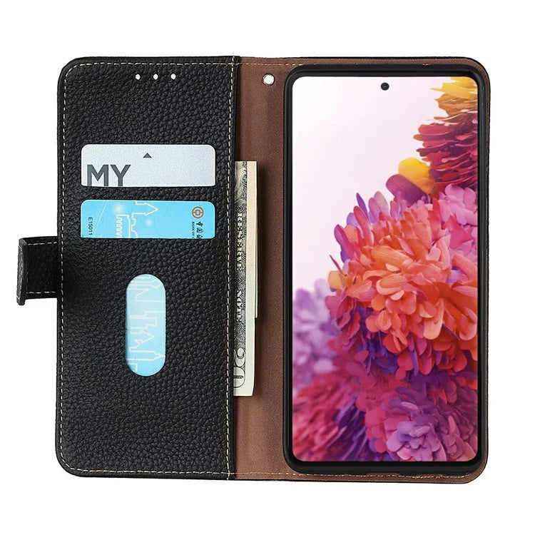 KHAZNEH For Xiaomi 14T Phone Case Genuine Cow Leather Flip Cover