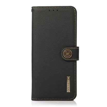 KHAZNEH For Xiaomi 14T Case Genuine Cow Leather Wallet Phone Cover