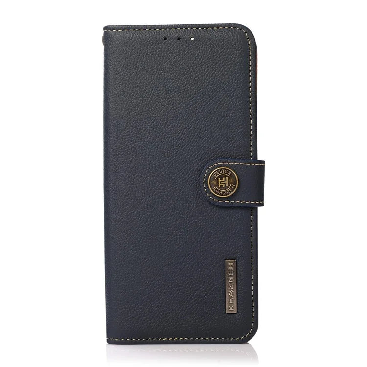 KHAZNEH For Xiaomi 14T Case Genuine Cow Leather Wallet Phone Cover