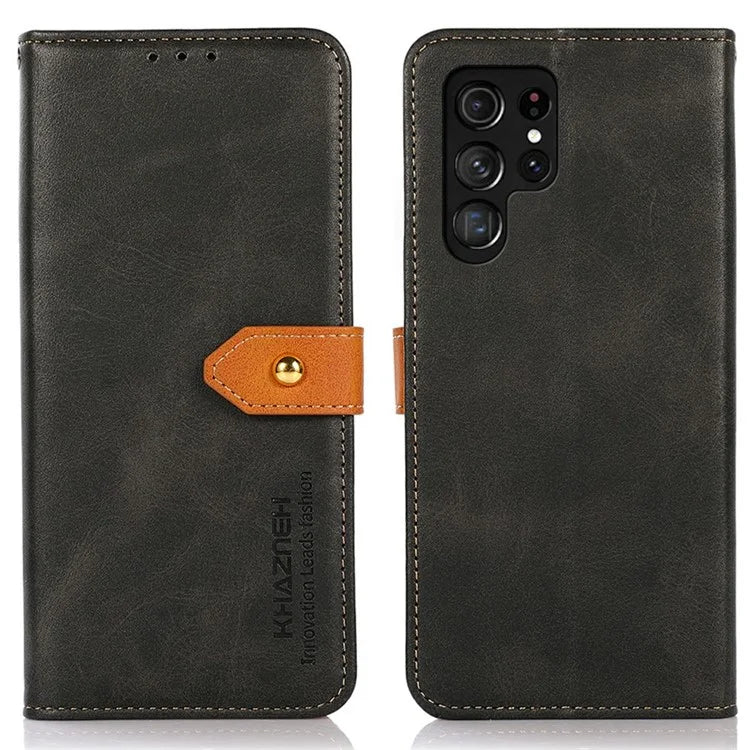 KHAZNEH For Samsung Galaxy S25 Ultra Wallet Phone Case Stand Leather Flip Cover