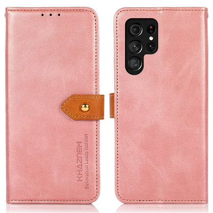 KHAZNEH For Samsung Galaxy S25 Ultra Wallet Phone Case Stand Leather Flip Cover