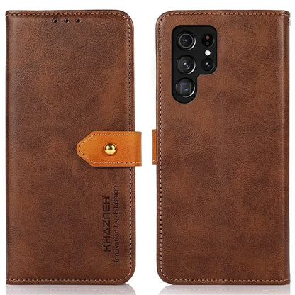 KHAZNEH For Samsung Galaxy S25 Ultra Wallet Phone Case Stand Leather Flip Cover