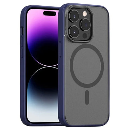 For iPhone 16 Pro Case Compatible with MagSafe Skin-Touch PC+TPU Rubberized Phone Cover