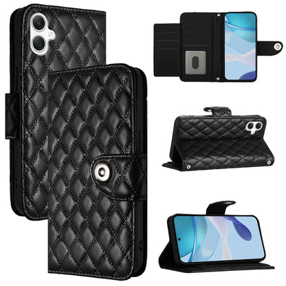 For Samsung Galaxy A06 Case YB Imprinting Series-8 Leather Wallet Phone Cover with 7 Card Slots