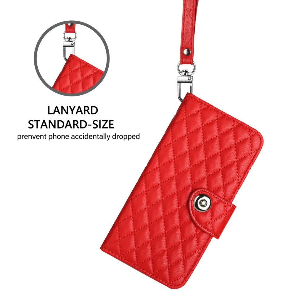For Samsung Galaxy A06 Case YB Imprinting Series-8 Leather Wallet Phone Cover with 7 Card Slots