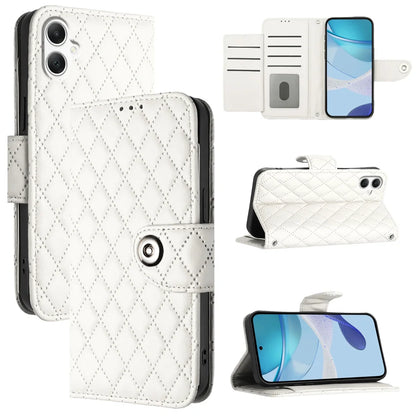 For Samsung Galaxy A06 Case YB Imprinting Series-8 Leather Wallet Phone Cover with 7 Card Slots
