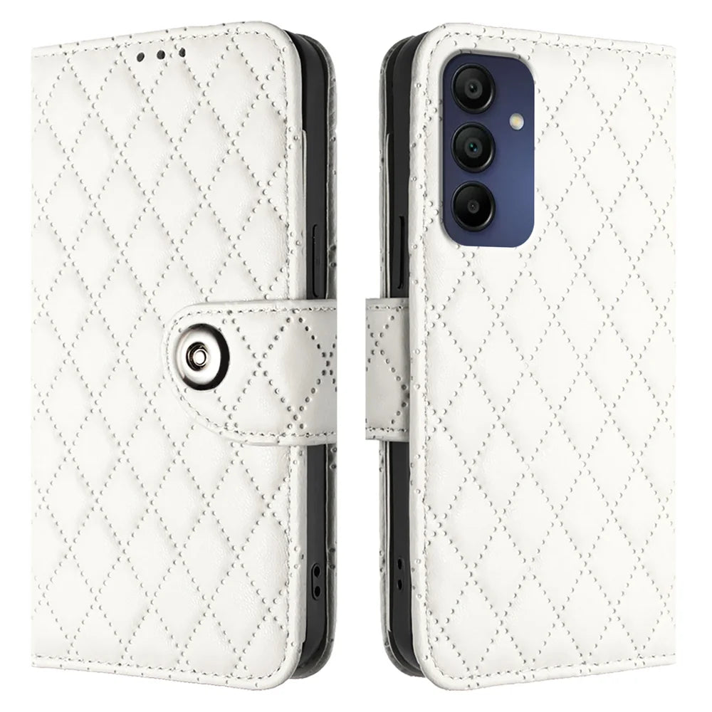 For Samsung Galaxy A16 5G Case YB Imprinting Series-8 Leather Wallet Phone Cover with 7 Card Slots
