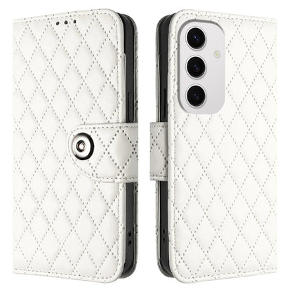 For Samsung Galaxy S24 FE Case YB Imprinting Series-8 Leather Wallet Phone Cover with 7 Card Slots
