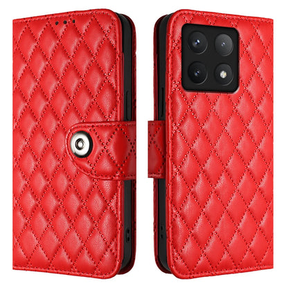 For Xiaomi 14T Case YB Imprinting Series-8 Leather Wallet Phone Cover with 7 Card Slots