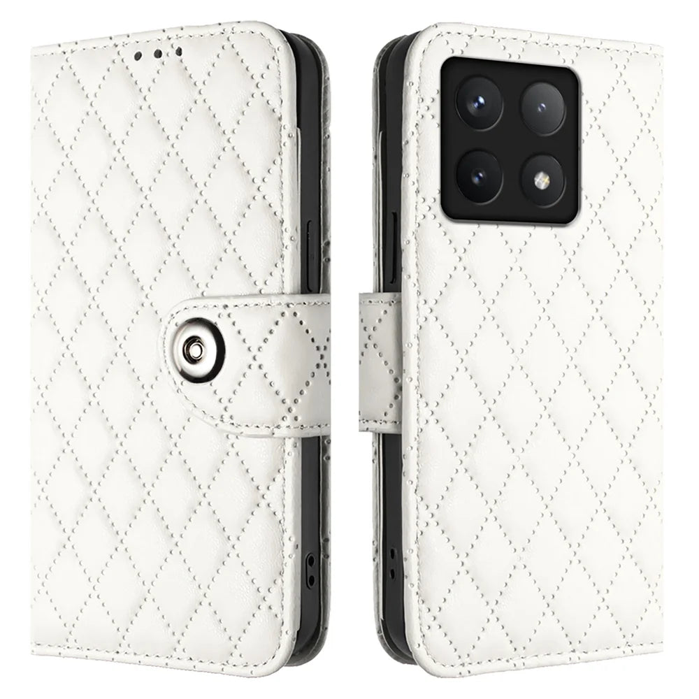 For Xiaomi 14T Case YB Imprinting Series-8 Leather Wallet Phone Cover with 7 Card Slots