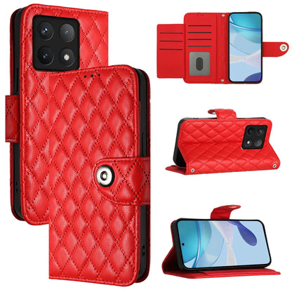 For Xiaomi 14T Pro Case YB Imprinting Series-8 Leather Wallet Phone Cover with 7 Card Slots
