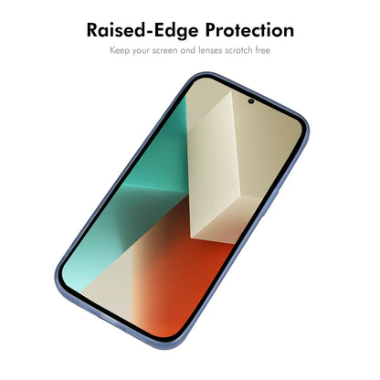 For Xiaomi Redmi Note 13 Pro 5G / Xiaomi Poco X6 5G ENKAY HAT PRINCE Case Matte TPU Phone Cover with Lens Film + 9H Glass Protector