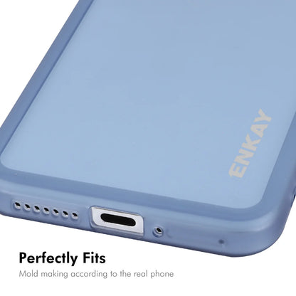 For Xiaomi 14 ENKAY HAT PRINCE Case Matte TPU Phone Cover with Lens Film + 9H Glass Protector