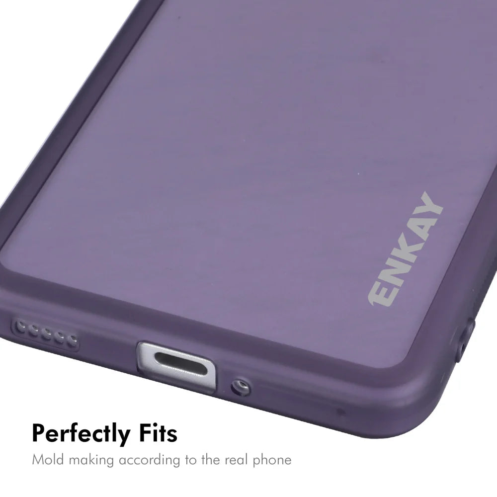 For Xiaomi Redmi K70 Pro 5G / Xiaomi Redmi K70 5G ENKAY HAT PRINCE Case Matte TPU Phone Cover with Lens Film + 9H Glass Protector