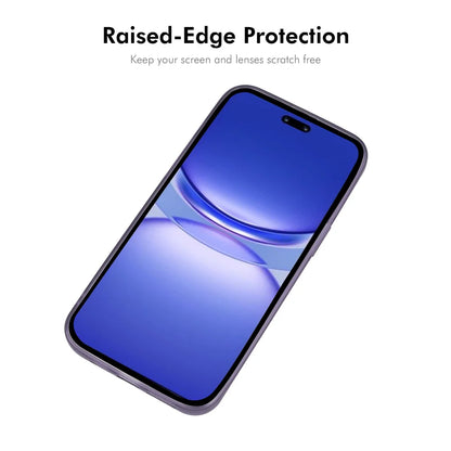 For Huawei nova 12 5G ENKAY HAT PRINCE Case Matte TPU Phone Cover with Lens Film + 9H Glass Protector