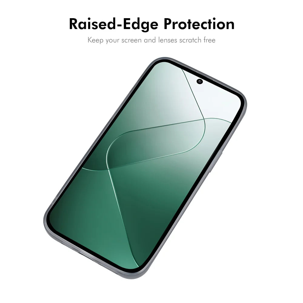 For Xiaomi 14 ENKAY HAT PRINCE Case Translucent Matte TPU Shockproof Phone Case with Screen Film